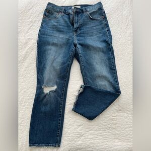 Madewell Perfect Vintage Crop Jean, size 29